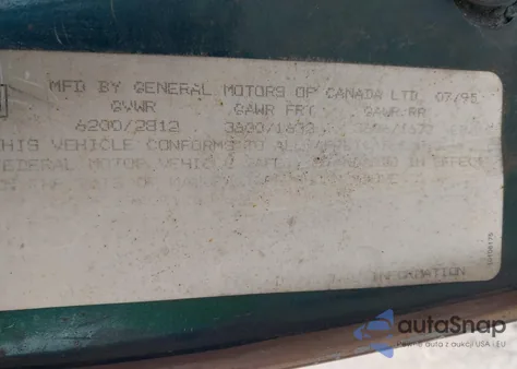 1995 Chevrolet Gmt-400 C1500 z USA, uszkodzony, nr VIN 2GCEC19K0S1266164